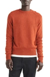 Rag & Bone Donegal Wool Blend Sweater In Rust Multi