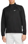 Nike Repel Tour Water-resistant Half Zip Golf Jacket In Black