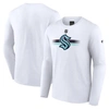 Fanatics Branded  White Seattle Kraken Authentic Pro Secondary Replen Long Sleeve T-shirt In White