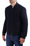 COLE HAAN WOOL BLEND BOMBER JACKET