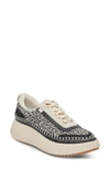 Dolce Vita Women's Dolen Sneakers In White; Black In White Black Woven