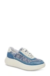 Dolce Vita Dolen Platform Sneaker In Navy Multi Woven