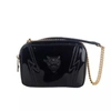 PLEIN SPORT BLACK POLYETHYLENE CROSSBODY BAG