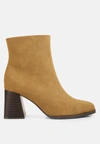 LONDON RAG COX CUT OUT BLOCK HEELED CHELSEA BOOTS