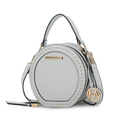 Mkf Collection By Mia K Lydie Multi Compartment Crossbody Bag In Blue