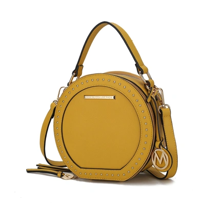 Mkf Collection By Mia K Lydie Multi Compartment Crossbody Bag In Yellow