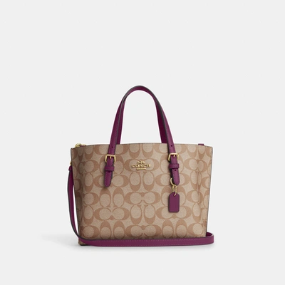 Coach Outlet Mollie Tote 25 In Signature Canvas In Multi