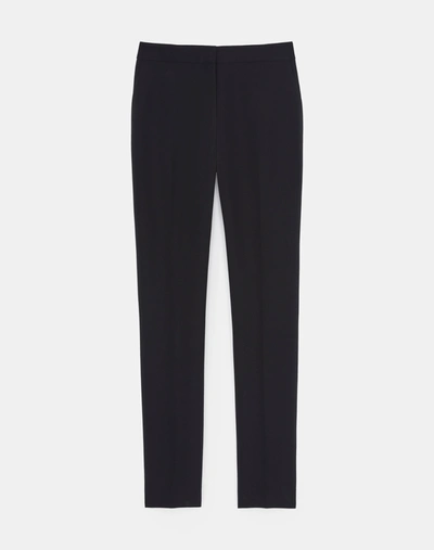 Lafayette 148 Responsible Wool Double Face Barrow Pant In Black