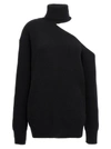 Nensi Dojaka Turtleneck Cold-shoulder Jumper