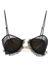 Nensi Dojaka Tulle Ruffled Bra
