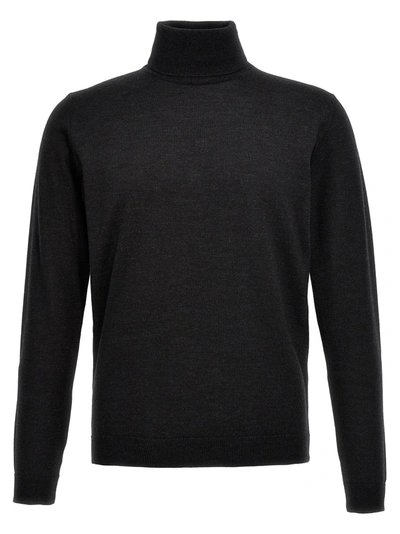 Roberto Collina Turtleneck Sweater In Gray