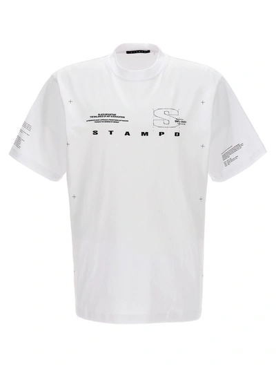 Stampd Men's Mountain Transit Relaxed T-shirt In White