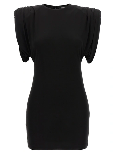 Wardrobe.nyc Sheath Mini Dresses Black