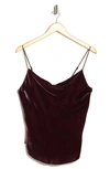 CINQ À SEPT MARTA VELVET CAMISOLE