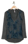 Go Couture Hooded Tunic Sweater In Summer Song