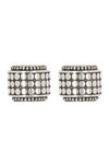 John Hardy Dot Sterling Silver Small Hi-way Earrings In Silver