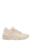 NEW BALANCE '991' BEIGE PANELLED SNEAKERS WITH LOGO PATCH IN LEATHER AND FABRIC MAN