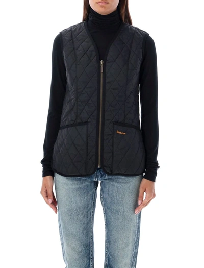 Barbour Fleece Betty Liner Woman Jacket Black Size 12 Polyamide