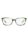 TIFFANY & CO 51MM RECTANGULAR OPTICAL GLASSES