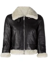 DSQUARED2 DSQUARED2 CROPPED SHEARLING JACKET