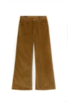 Dondup Brown Flared Leg Jeans In Beige