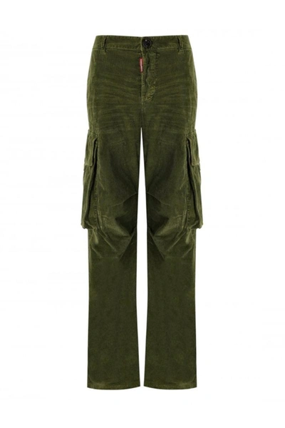 Dsquared2 Trousers In Green