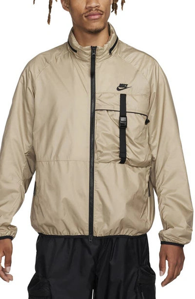 Nike Mens  Tech N24 Pkbl Woven Lined Jacket In Brown