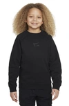 Nike Air Big Kids' Sweatshirt In Black