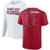 Fanatics Men's Cardinal/white Arizona Cardinals Two-pack 2023 Schedule T-shirt Combo Set In Red