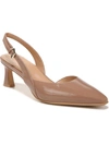 Naturalizer Felicia Womens Leather Slingback Pumps In Beige