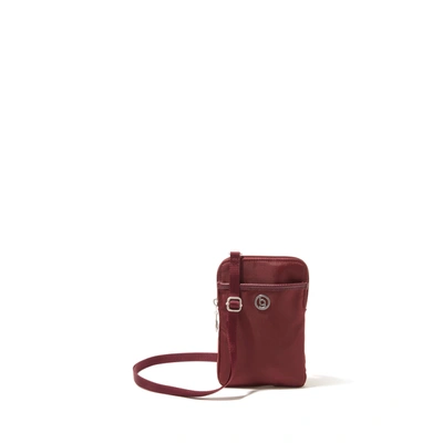 Baggallini Arlington Mini Crossbody Bag In Dark Cherry