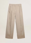 Golden Goose Journey Wool Gabardine Wide-leg Pants In Multi