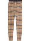 BURBERRY BURBERRY VINTAGE CHECK LEGGINGS