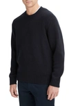 Vince Men's Wool-cashmere Relaxed-fit Sweater In Midnight Forest