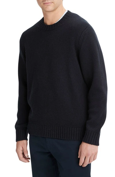 Vince Men's Wool-cashmere Relaxed-fit Sweater In Coastal