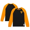 Mitchell & Ness Men's  Black Tennessee Volunteers Legendary Slub Raglan Long Sleeve T-shirt In Black