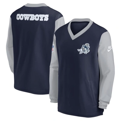 Nike Dallas Cowboys Team  Men's Nfl Long-sleeve Windshirt In Navy