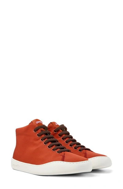 Camper Peu Touring High-top Sneakers In Medium Red