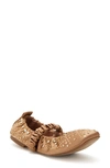 Katy Perry Women's The Jammy Scrunch Square Toe Flats In Dark Blush