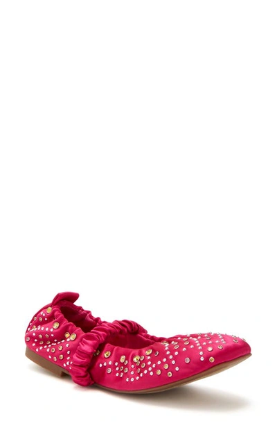 Katy Perry Women's The Jammy Scrunch Square Toe Flats In Pink
