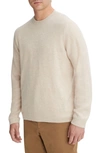 Vince Men's Boiled Cashmere Crewneck Top In Beige