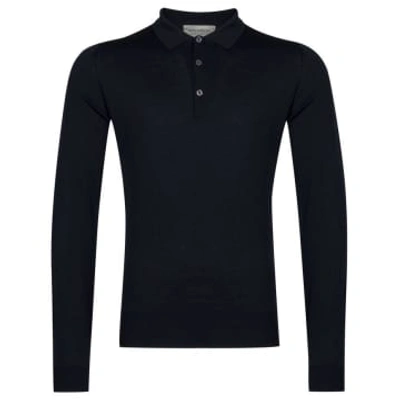 JOHN SMEDLEY JOHN SMEDLEY BELPER LONG SLEEVE POLO SHIRT