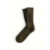 THUNDERS LOVE WOOL COLLECTION SOLID OLIVE GREEN SOCKS