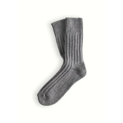 Thunders Love Wool Collection Solid Grey Socks