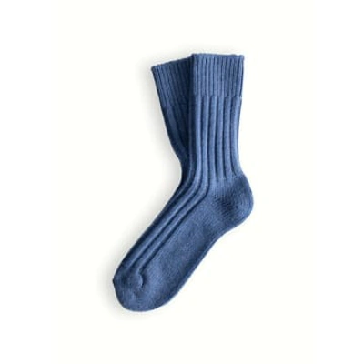 Thunders Love Wool Collection Solid Light Blue Socks