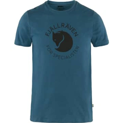 Fjall Raven Fox T-shirt In Indigo Blue