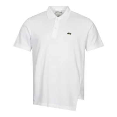 Comme Des Garcons Shirt X Lacoste Polo Shirt In White