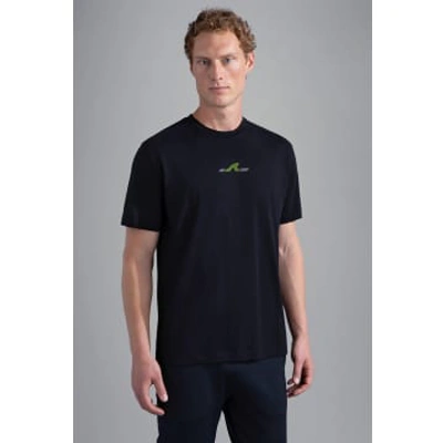 Paul & Shark Mens Cotton T Shirt With Microinjection Logo