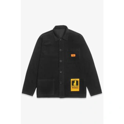 Service Works Cord Coverall Jacket In Black