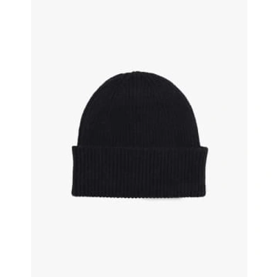 Colorful Standard Merino Wool Beanie In Black